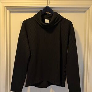 Columbia Black Cowl Neck Sweater